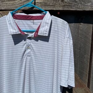 Mens 2XL XXL Swannies Co Golf Club Print Performance Polo